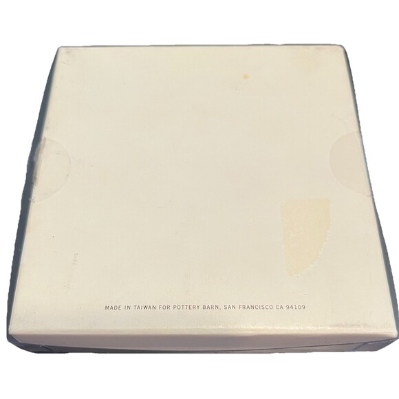 Pottery Barn Jordan Cork Coasters Set of 4 Tan Red Brown Fall Table Decor New - Picture 2 of 8